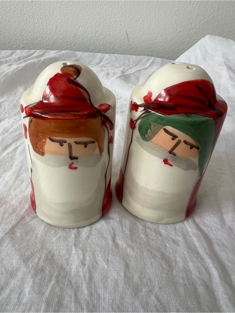 Old St Nick Salt and Pepper Shaker By Vietri